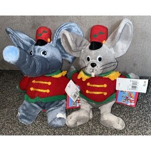 Snowden And Friends Magical Parade 9" Plush Stuffed Animal NOS Elephant & Mouse